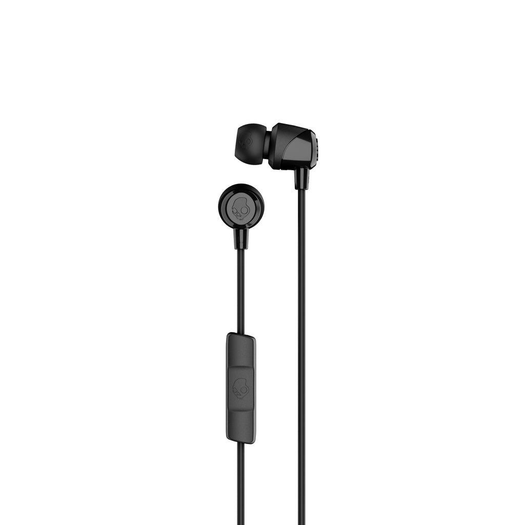 Skullcandy Jib Wired Earbuds with 3.5mm AUX Plug - Black | 3.5mm Wired Earbuds, In-Ear Headphones, Noise Isolating Fit, In-Line Microphone Call and Track Control, Travel Ready