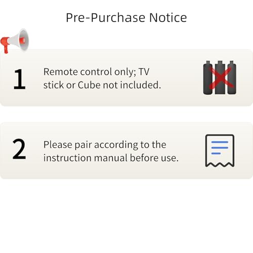 Replacement Voice Remote for Fire Stick, TV Cube, Amazon Fire Smart TV | for FireStick (HD, 4K, Select, Plus, 4K Max), Smart TV (Omni, Ember, Insignia, Toshiba)