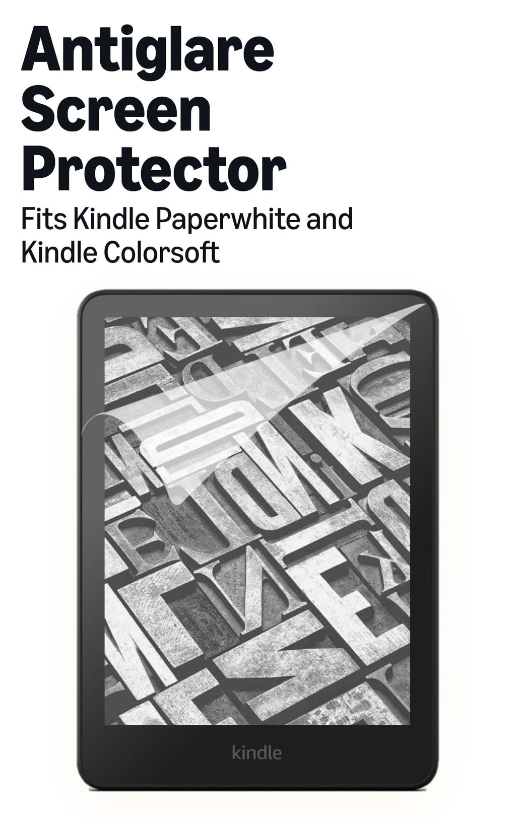 Antiglare Screen Protector (2 Pack), for Amazon Kindle Paperwhite (2024 Releases) and Kindle Colorsoft