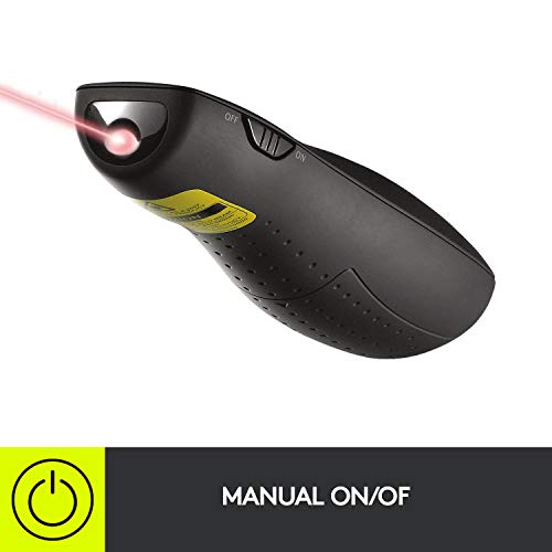 Logitech Wireless Presenter R400 USB A PowerPoint Clicker with Laser | USB-A connection, PowerPoint clicker, presentation remote control