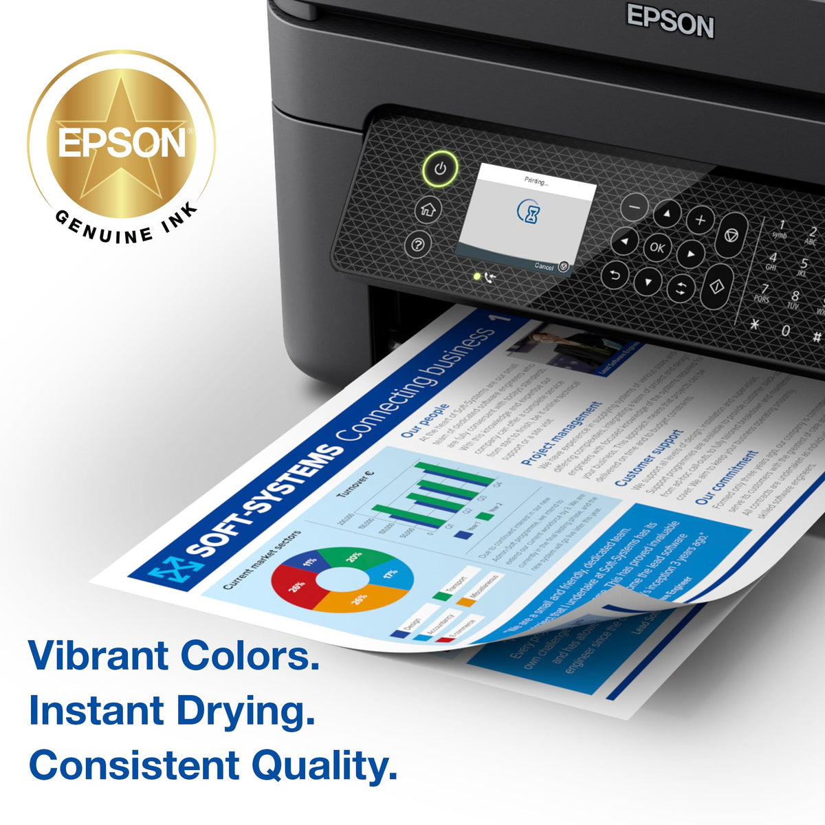 Epson 232 Genuine Standard Capacity Black Ink Cartridge T232120 | Works With XP-4200 XP-4205 WF-2930 WF-2950 Printers