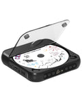 ENVYCLOUD CD Player Portable with Dual Stereo Speakers, Rechargeable Portable CD Player with Bluetooth for Home with Headphones,Black