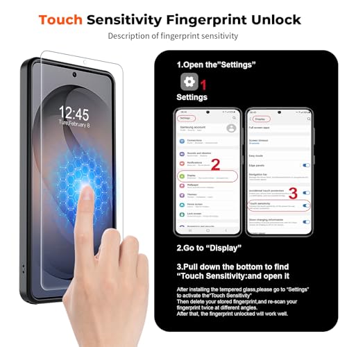 SUPFINE Magnetic for Samsung Galaxy S26 Ultra Case with Screen Protector, (Built-in Magnets) (Military Grade Drop Protection) Slim Translucent Shockproof Phone Case,Black