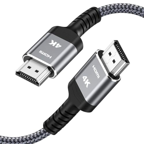 Highwings Long HDMI Cable 25FT 4K HDR High Speed HDMI 2.0 Cables | 18Gbps 2.0 Braided HDMI Cord, 4K HDR, HDR10, HDCP 2.2, ARC, Compatible with Roku TV/HDTV/PS5/Blu-ray