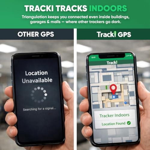 Tracki Pro GPS Tracker for Vehicles, 4G LTE, Long Battery Life | Magnetic, Assets & Car Real-Time Tracking, Subscription Required, Cancel Anytime, Hidden