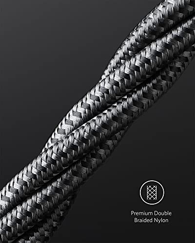 Anker USB C to USB C Cable, 100W Fast Charging Cable (2-Pack, 6 ft, Black) | For iPhone 18 / 17 Series, MacBook Pro 2020, Pixel, and More (Not for Video Output)