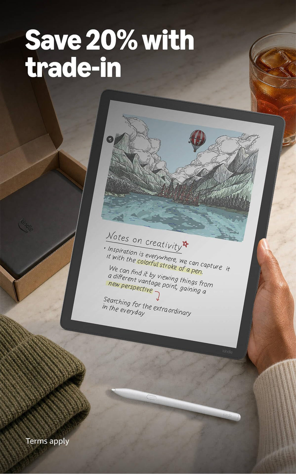 Amazon Kindle Scribe Colorsoft 64GB (newest model) — 11” paper-like color display — Write in notebooks, docs, and books. Read in any light. Pen included - Graphite