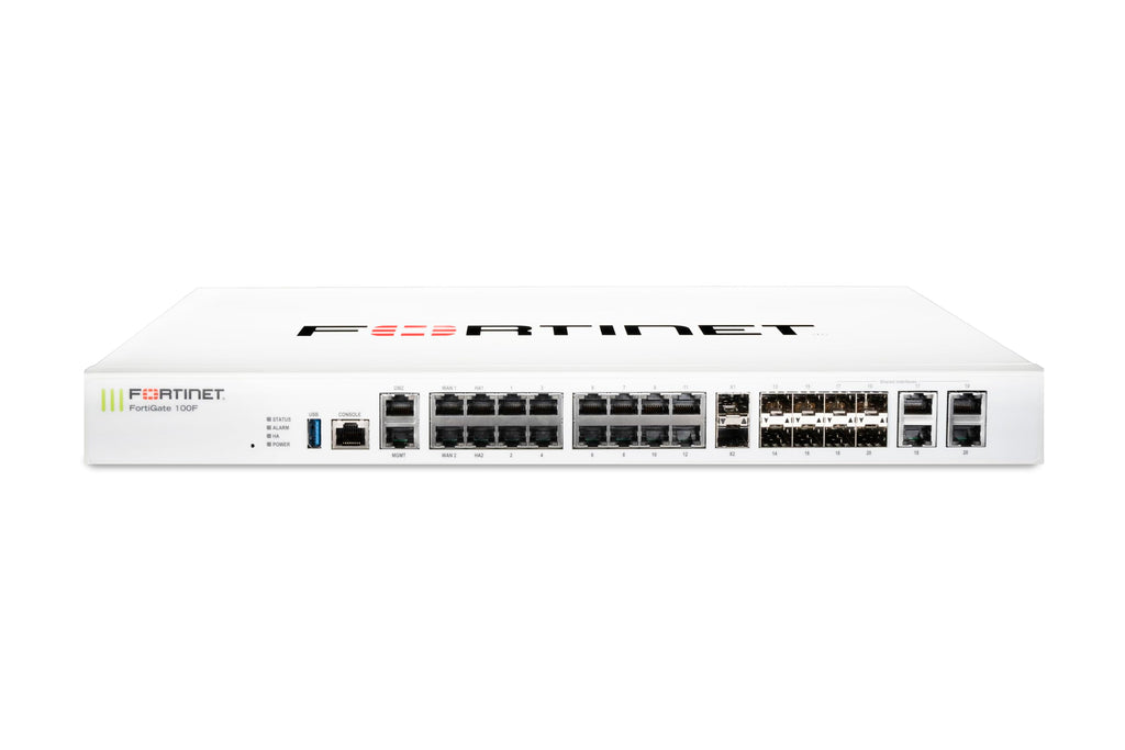 FORTINET FortiGate-100F Firewall Appliance Plus 1 Year FortiCare Premium and FortiGuard Enterprise Protection (FG-100F-BDL-809-12)
