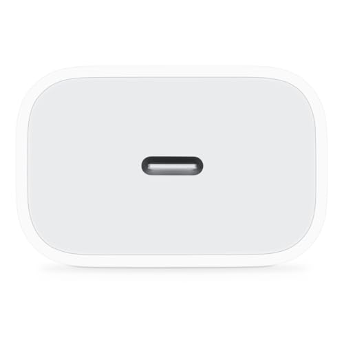 Apple 20W USB-C Compact Power Adapter: Fast and Convenient Charging, Type C Wall Charger