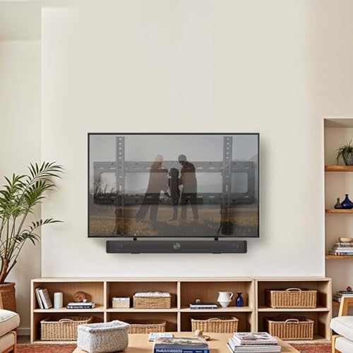 IWORKBOARD 55 65 75 85 inch Tilting TV Wall Mount for 32-90 '' TVs, Low Profile TV Mount Bracket, Safe Lock & Quick Release,Max VESA 600x400mm, 24 inch Studs,132 lbs, Fit Most 55+ 75+ 85+ 86 TVs