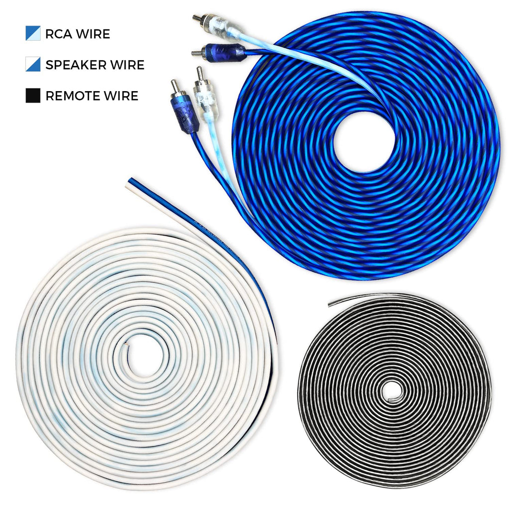 CT Sounds 4 Gauge OFC Complete Amp Wiring Install Kit, AMPKIT-4GA-ELITE