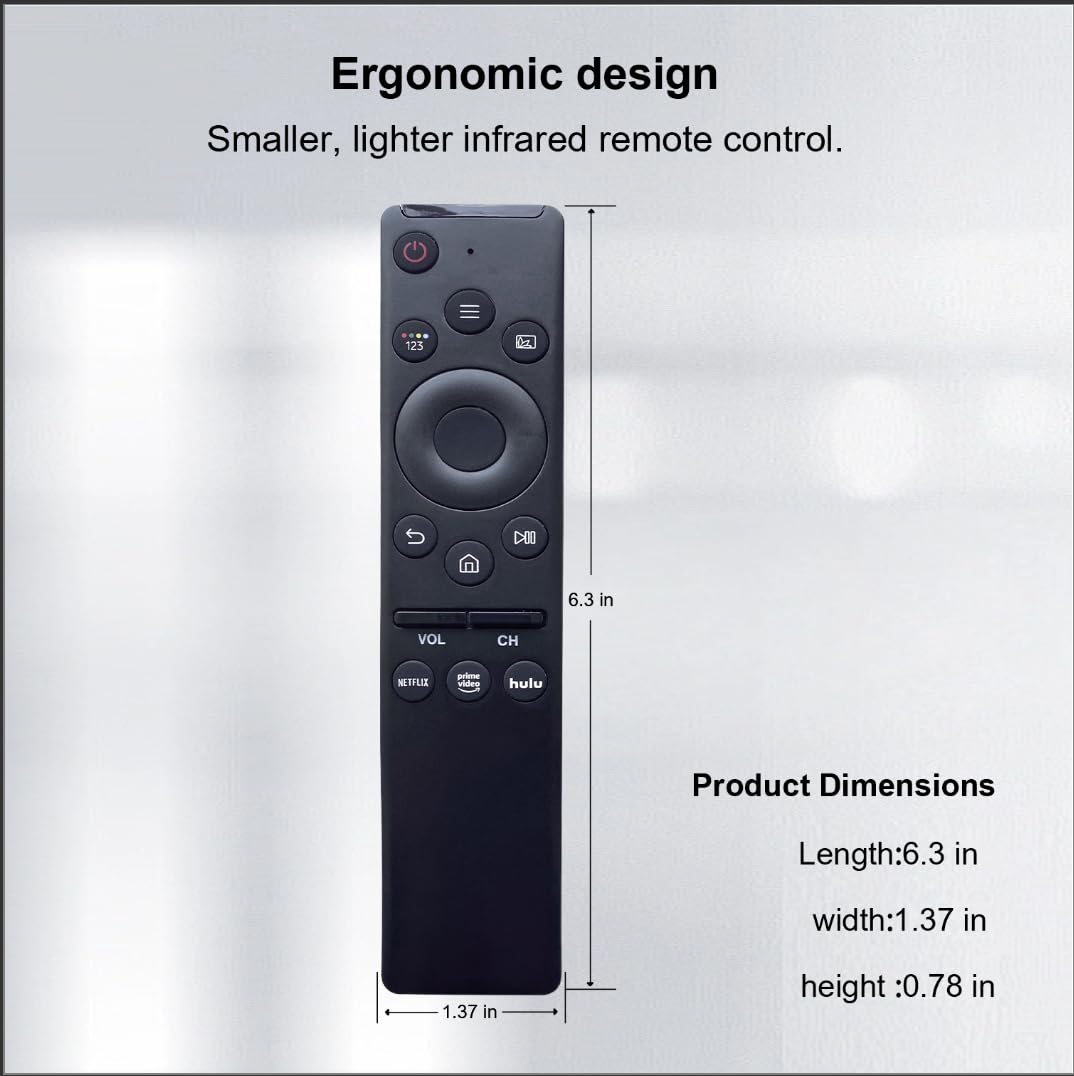 Pack of 2，for Samsung smart TV Remote Replacement | Compatible for All Samsung TV Remote Control,Simple and Easy use