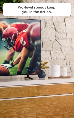 Amazon eero Pro 7 tri-band mesh Wi-Fi 7 router (newest model) - Supports internet plans up to 5 Gbps, Coverage up to 2,000 sq. ft., 1-pack