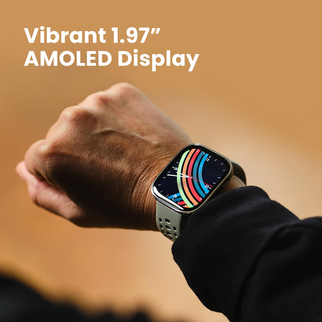 Amazfit Bip 6 Smart Watch, 1.97" AMOLED Display, GPS, iOS/Android | 46mm, 14-Day Battery, Bluetooth Call & Text, Water-Resistant, Free Maps, AI, Health & Sleep Tracker, 140+ Workout Modes