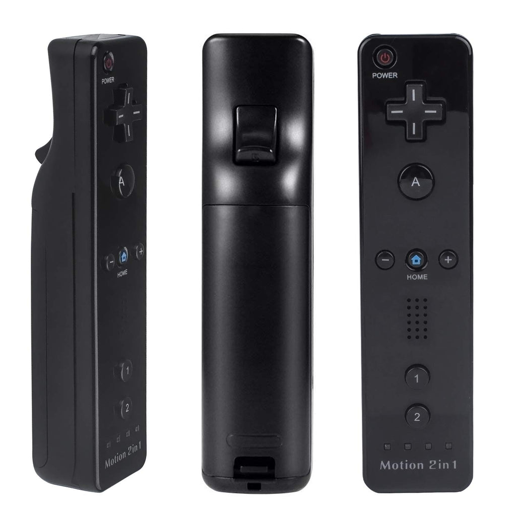 Motion Plus Wii Controllers 2Packs with Nunchucks, Wii Remote Controllers Compatible for wii and Wii U with Built in Motion Plus