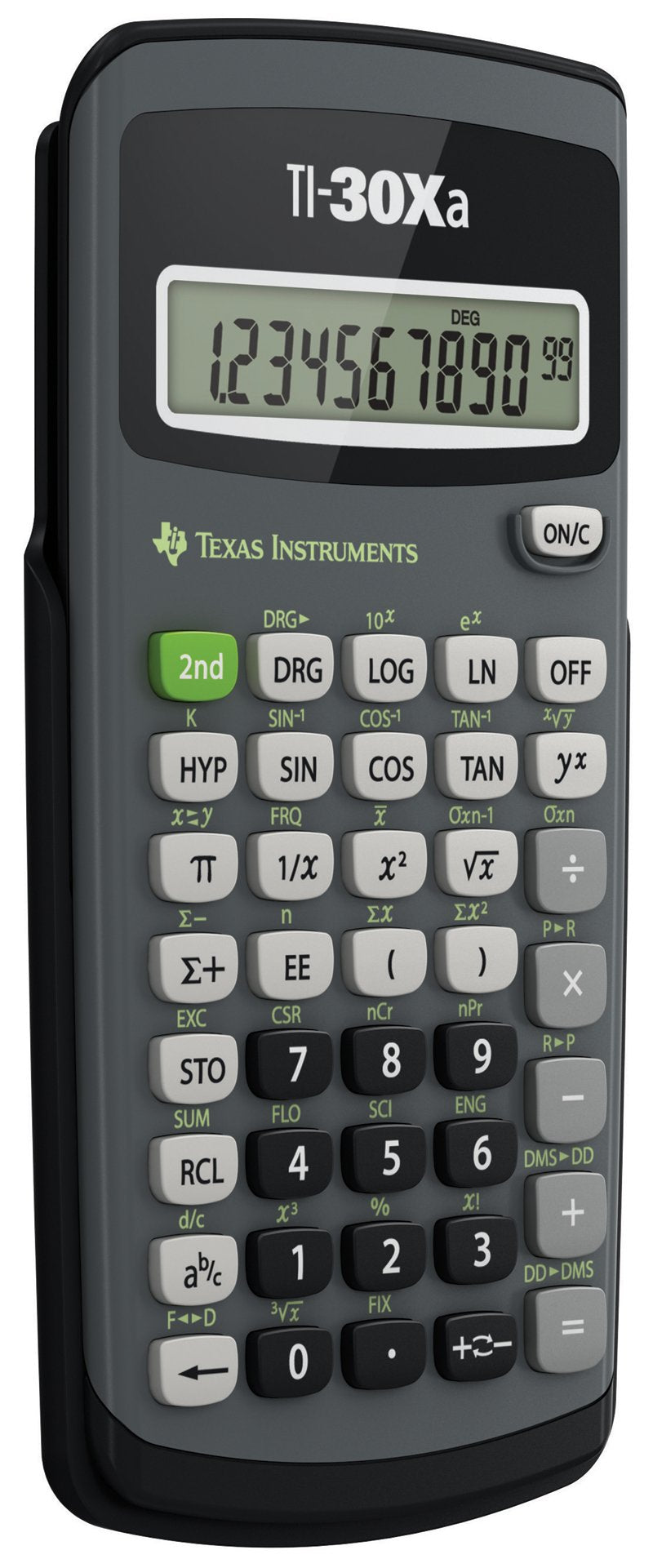 Texas Instruments TI-30Xa Scientific Calculator | Basic, battery-operated; One-line display for general Math and Science