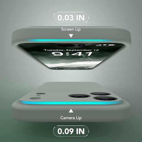 SuydanBox Magnetic for iPhone 18 Pro Case/iPhone 17 Pro Case Silicone | Fit for MagSafe,Screen Protector,Full Camera Protection,Shockproof Protective Phone Case for iPhone 18 Pro/17 Pro Calke Green