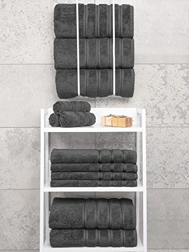 American Soft Linen 100% Cotton Luxury Turkish Towels, 4 PC Bath Towel Set | Soft Absorbent Quick Dry OEKO Tex Standard 100 Certificated Durable Machine Washable Premium Hotel Quality