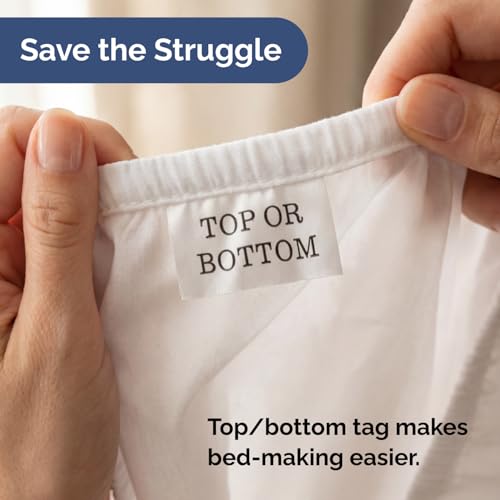 Queen Fitted Sheet - Single Fitted Sheet Only - 8-16" Deep Pockets - White | Bottom Fitted Sheet Only w/ 8-16 Inch Deep Pockets, Ultra-Soft, Breathable & Wrinkle Free, Easy-Care, Fade & Shrink Resistant