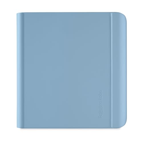 Kobo Libra Colour SleepCover Case | Dusk Blue Stylus Notebook | Sleep/Wake Technology | Built-in 2-Way Stand | Vegan Leather | Compatible with 7” Kobo Libra Colour eReader