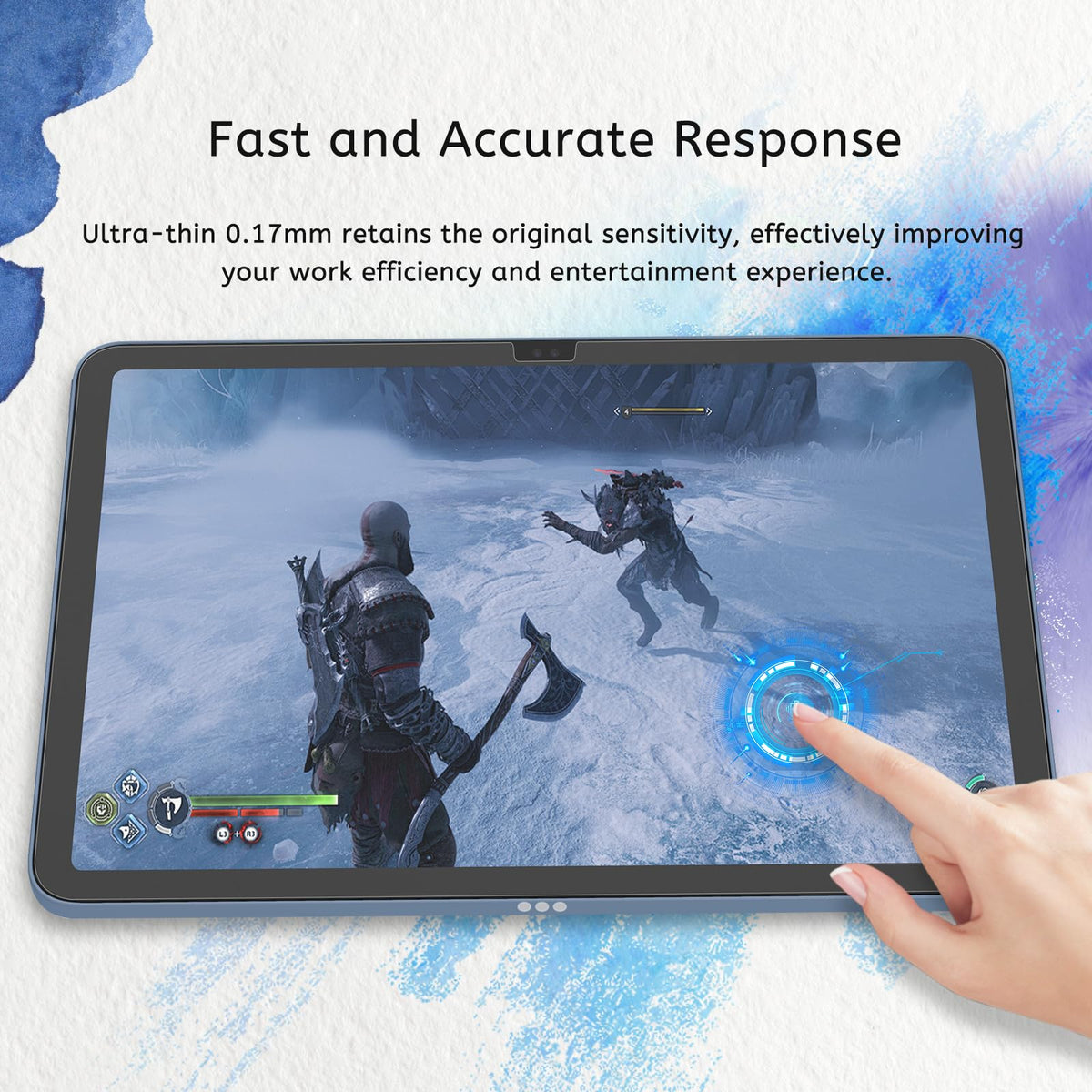 MOBDIK Paperfeel Screen Protector for iPad A16 11th/10th & iPad Air 11 | M4/M3/M2, 2 Pack Matte Film Crafted for Natural Writing, Anti Glare, Touch Sensitivity