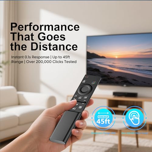Replacement for Samsung TV Remote Control, Universal for All Samsung TVs | for 2015-2026 All Crystal UHD, Frame, QLED, OLED, Neo QLED Smart TVs