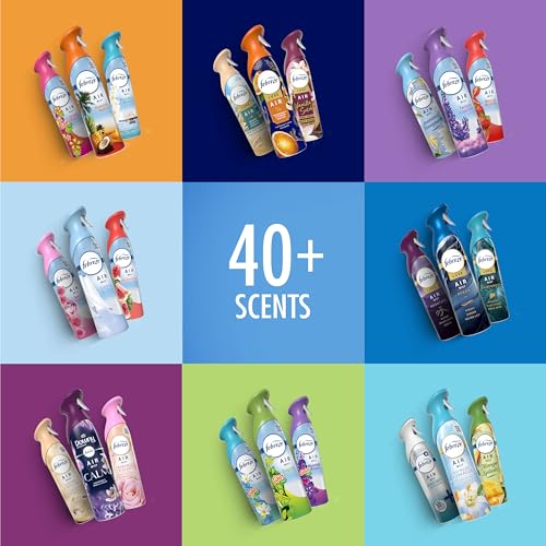 Febreze Air Mist, Air Freshener Spray, Odor Fighting Room Spray, Deodorizer for Home Bathroom Kitchen Office Apartment Dorm Room Classroom, Downy April Fresh Scent, 8.1oz (Pack of 2)