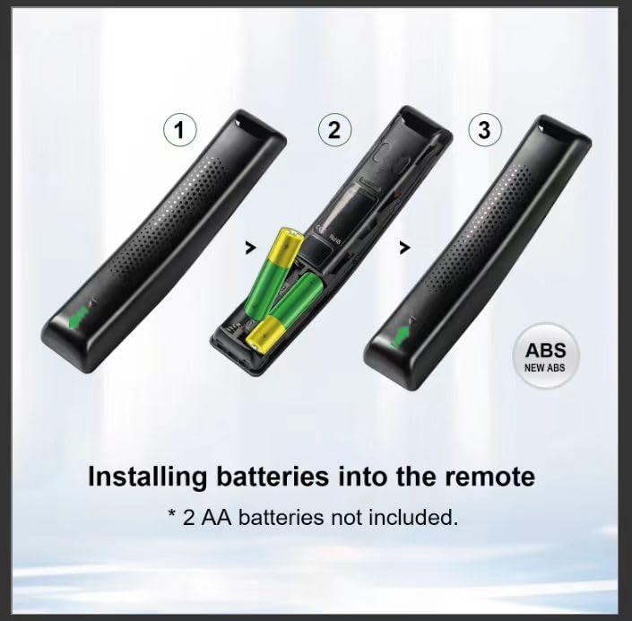 Pack of 2，for Samsung smart TV Remote Replacement | Compatible for All Samsung TV Remote Control,Simple and Easy use