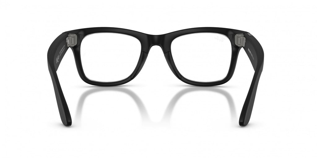 Ray-Ban Meta (Gen 2), Wayfarer, Matte Black | Smart AI Glasses for Men, Women — 2x Battery Life — 3K Ultra HD — 12 MP Ultra-Wide Camera, Audio, Video Recording — Clear Lenses — Wearable Technology
