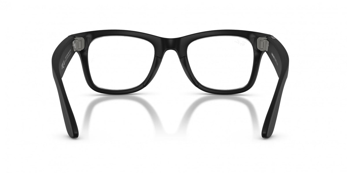 Ray-Ban Meta (Gen 2), Wayfarer, Matte Black | Smart AI Glasses for Men, Women — 2x Battery Life — 3K Ultra HD — 12 MP Ultra-Wide Camera, Audio, Video Recording — Clear Lenses — Wearable Technology