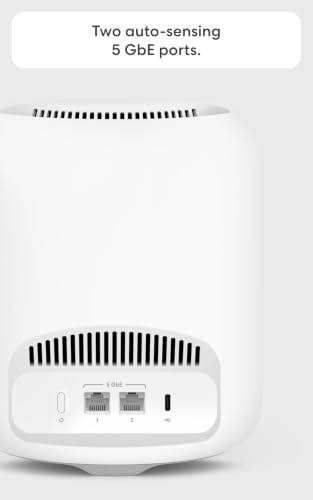 Amazon eero Pro 7 tri-band mesh Wi-Fi 7 router (newest model) - Supports internet plans up to 5 Gbps, Coverage up to 2,000 sq. ft., 1-pack