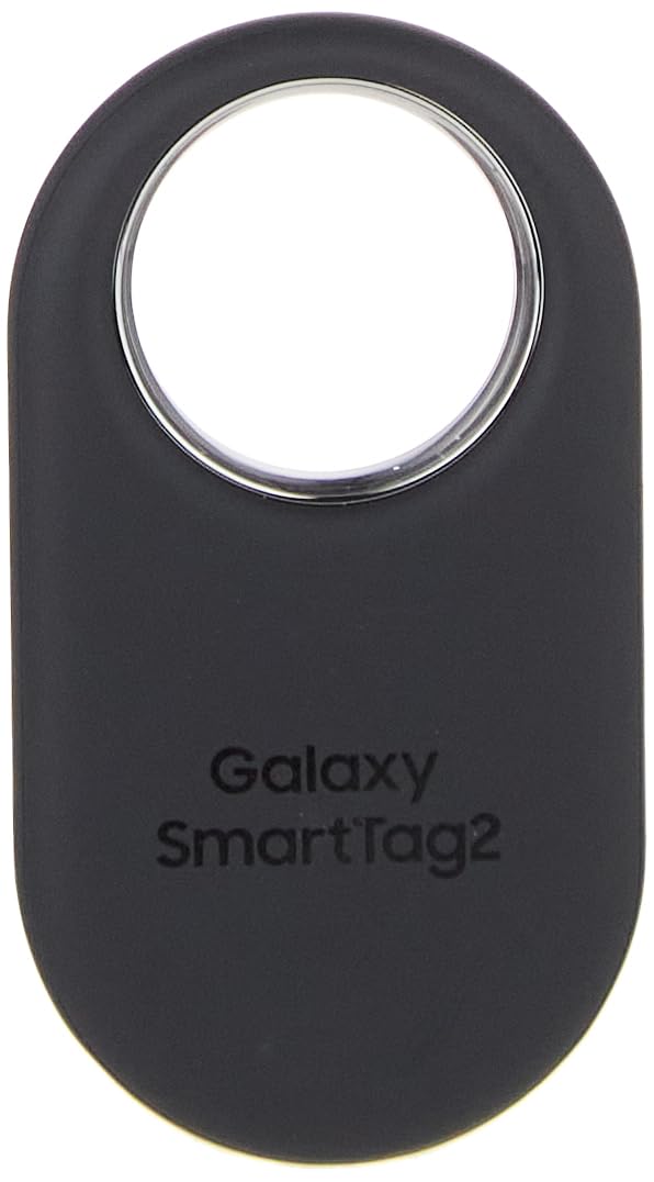 Samsung SmartTag2 (2023) Bluetooth + UWB, IP67 Water and Dust Resistant, Findable via App, 1.5 Year Battery Life - Black (International Version)