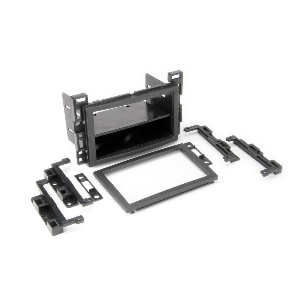 Scosche ICGM10BN Complete Double/Single DIN Stereo Installation Kit for Select Non-Amplified 2006-17 General Motors Vehicles - No Steering Wheel Remote - See Fit Guide in Images to Verify Your Vehicle