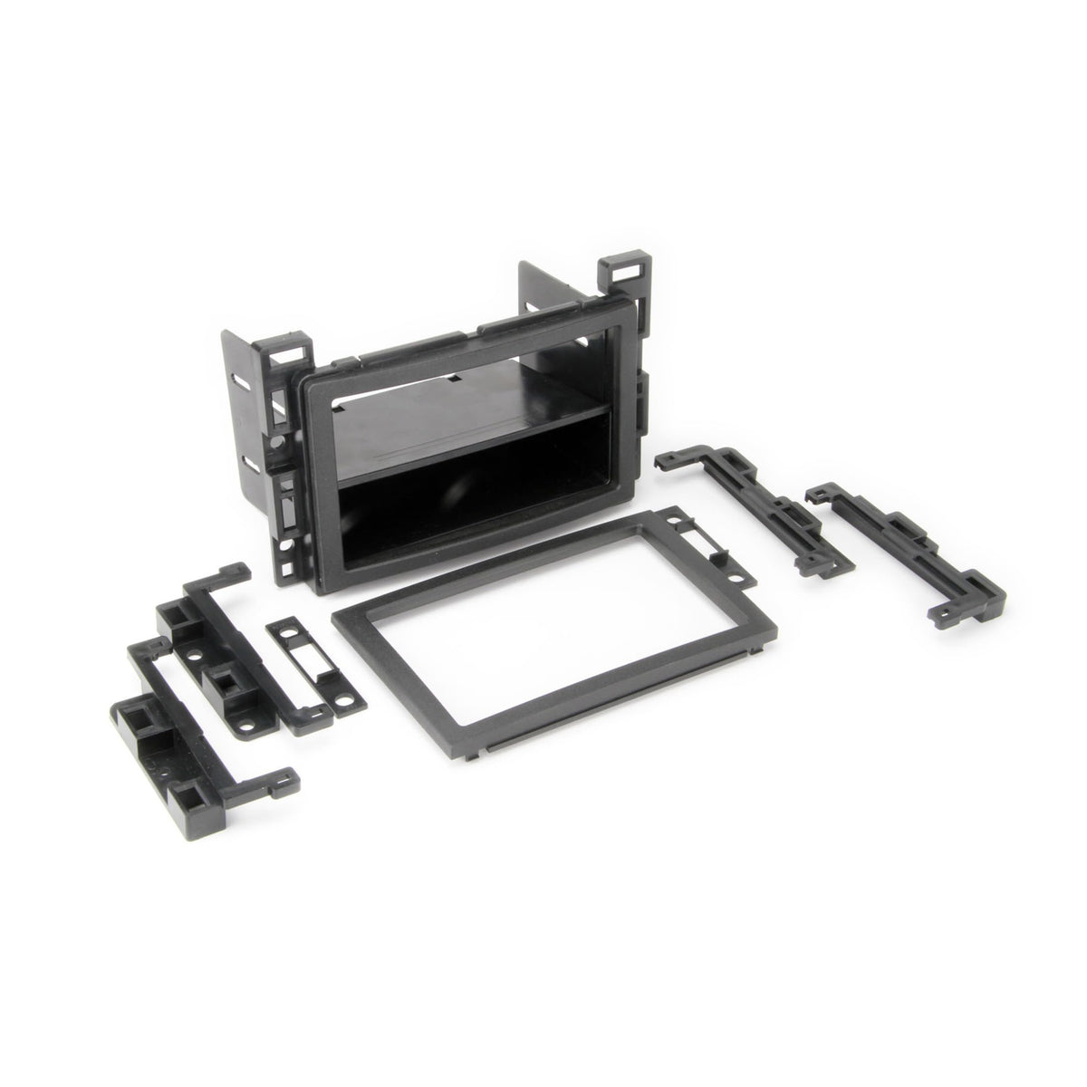 Scosche ICGM10BN Complete Double/Single DIN Stereo Installation Kit for Select Non-Amplified 2006-17 General Motors Vehicles - No Steering Wheel Remote - See Fit Guide in Images to Verify Your Vehicle
