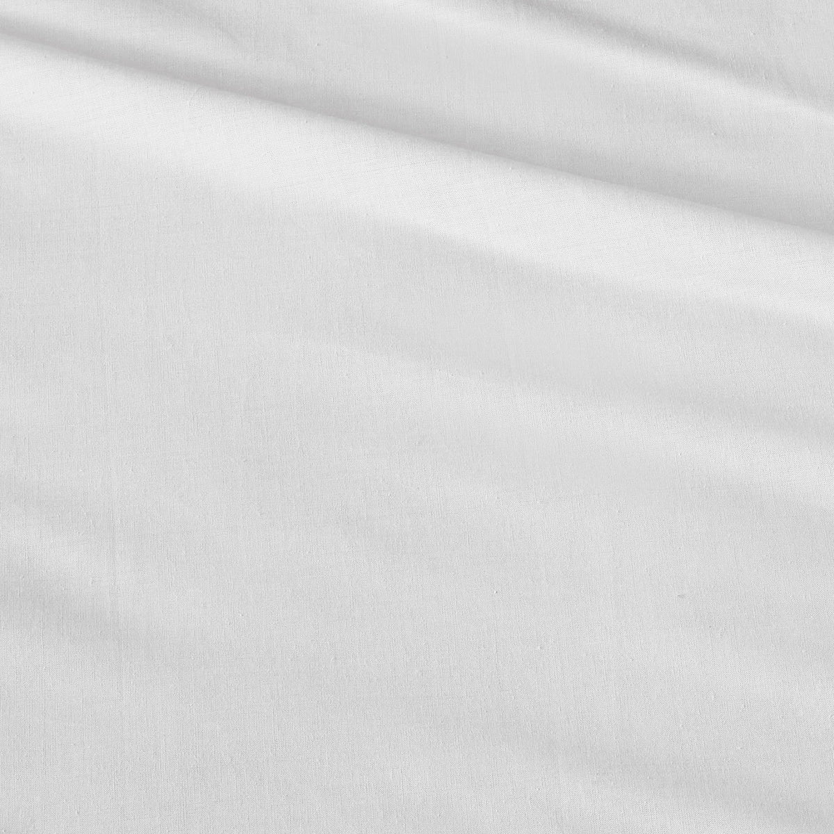 Comfort Spaces 100% Cotton Percale Sheets Twin Sheet Set 3 Pcs, White | Crisp, Cool & Breathable Bed Sheets, 12" Deep Pocket Fits Up to 14" Mattress, Lightweight, All Season Cozy, with Pillow Case