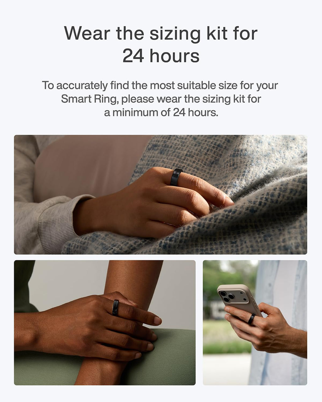 RingConn Gen 3 Sizing Kit - Size Before You Buy (Sizes 6-15) | Exclusive to RingConn Gen 3 | 10 Sizes Included for Accurate Fitting | Find Your Perfect Fit