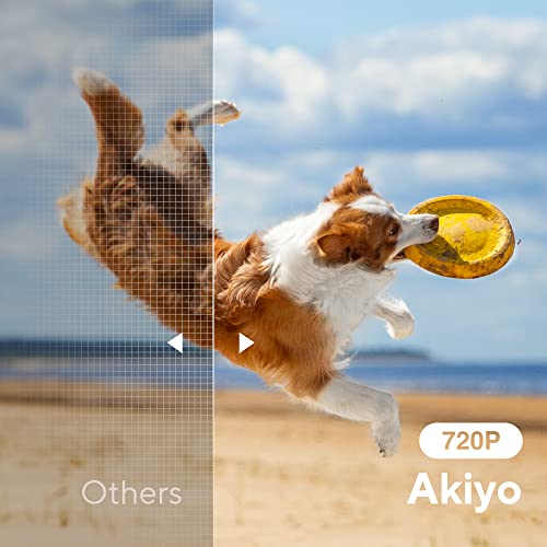 Mini Projector with WiFi and Bluetooth, AKIYO 2026 Upgraded Projector 1080P | Support Auto Keystone, 360° Rotating, Portable Projector for Home Theater/Outdoor, Compatible with iOS/Android/Laptop/PS5