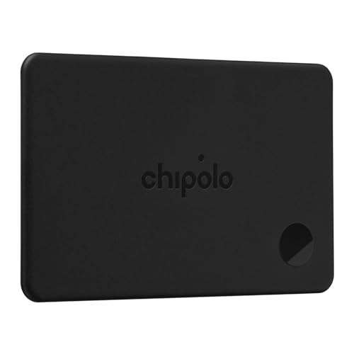 Chipolo CARD – Rechargeable Wallet Tracker Card, Bluetooth Tracker | Item locator, passport finder compatible with Apple Find My or Find Hub with Call Your Phone & Out of Range Alerts