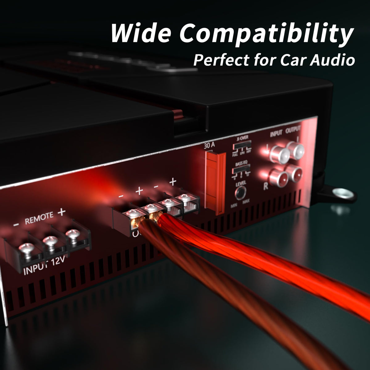 Energeaster 4 Gauge Wire 25FT Black + 25FT Red Automotive Primary Wire | Copper Clad Aluminum, Primary Automotive Power/Ground Cable, for Audio Speaker, RV, Amp, Generator, Solar, Translucent Jacket