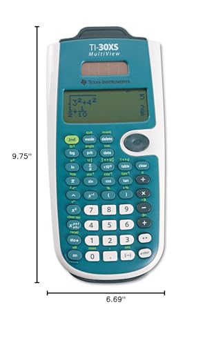 Texas Instruments TI-30XS MultiView Scientific Calculator | Powerful, four-line scientific calculator for high school math and science