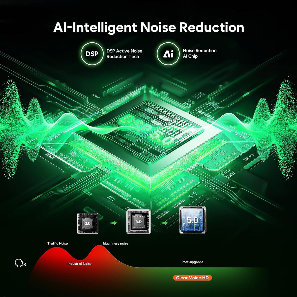136GB (18800 Hour) Double-Sided Magnetic Voice Activated Recorder, Audio Recorder AI Smart Noise Reduction, MP3 & USB-C Digital Voice Recorder, 100H Continuous Recording Device for Meetings/Interviews