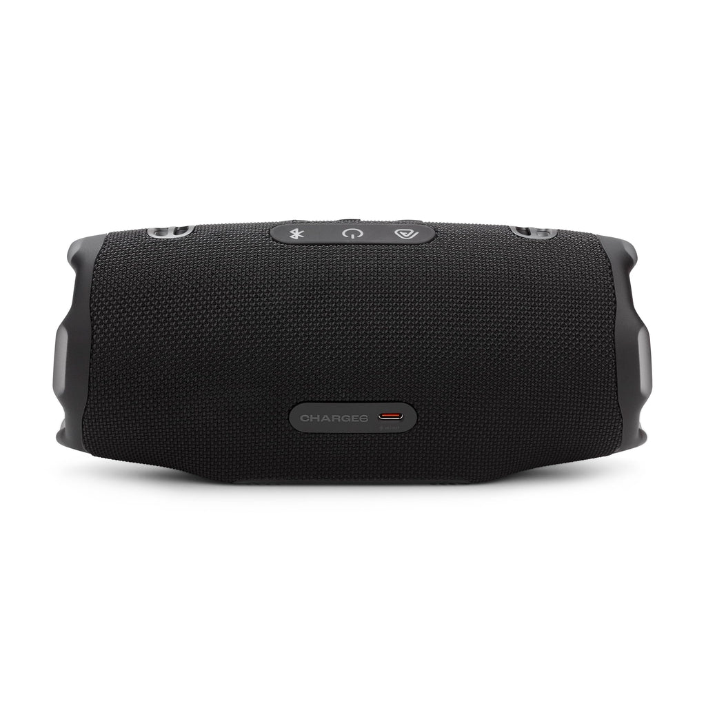 JBL Charge 6 - Portable Waterproof & DropProof Bluetooth Speaker (Black) | Powerful JBL Pro Sound with AI Sound Boost, Up to 28 hours of playtime, Built-In Powerbank, Multi-speaker connection