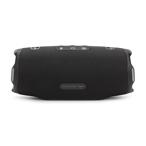 JBL Charge 6 - Portable Waterproof & DropProof Bluetooth Speaker (Black) | Powerful JBL Pro Sound with AI Sound Boost, Up to 28 hours of playtime, Built-In Powerbank, Multi-speaker connection