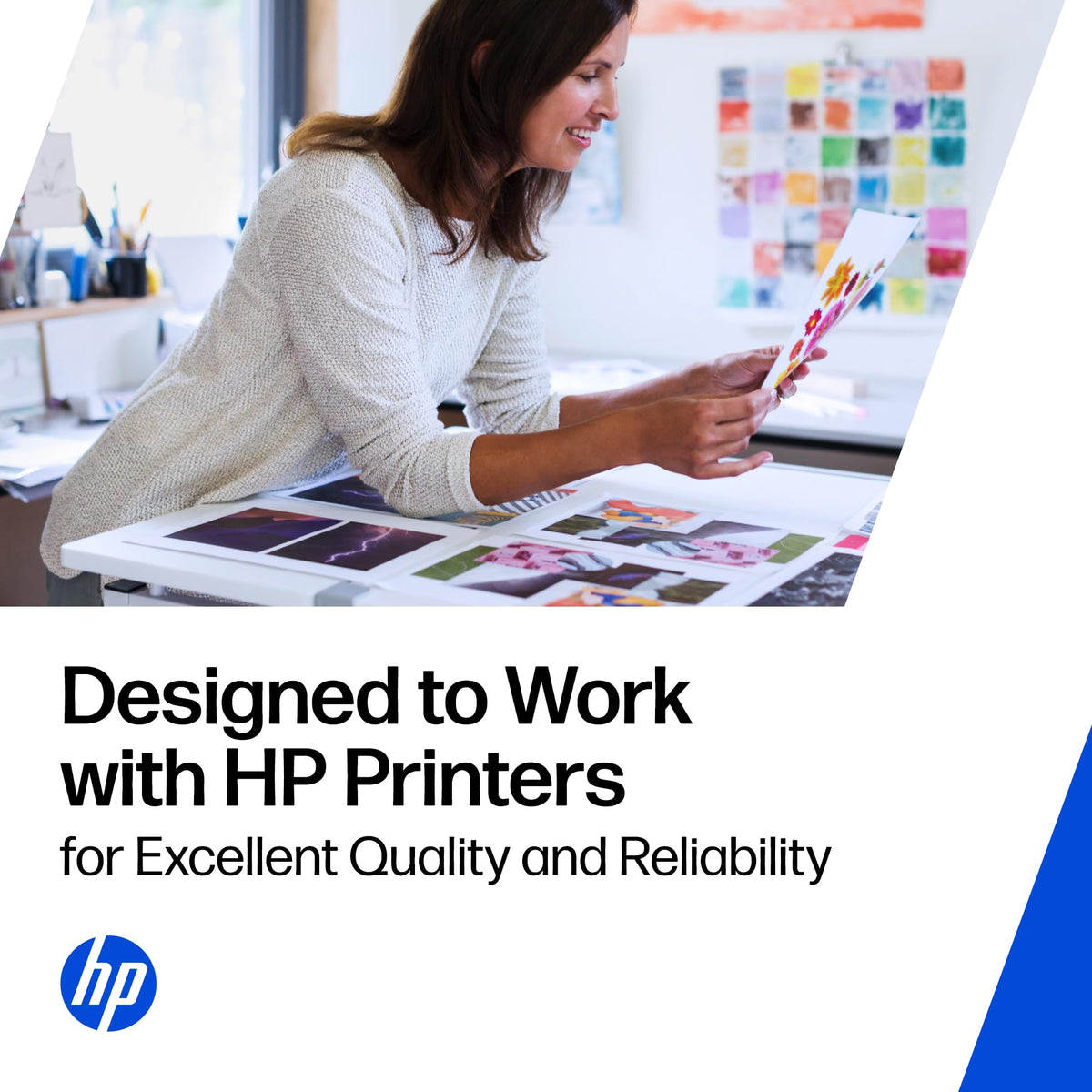 HP 63/65 Tri-Color Ink Cartridge (Replaces Both 63 & 65), Compatible with DeskJet 1100, 2100, 2600, 3600, Envy 4500, 5000, OfficeJet 3800, 4600, 5200 Series, B7RT2AN