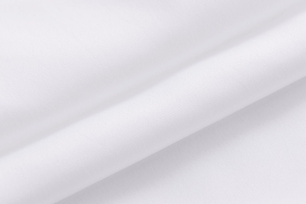 N&Y HOME Fabric Shower Curtain Liner with Magnets Standard Size, White | Hotel Quality, 12 Button Holes, Machine Washable, Water Repellent Cloth Shower Curtain with Magnets for Bathroom