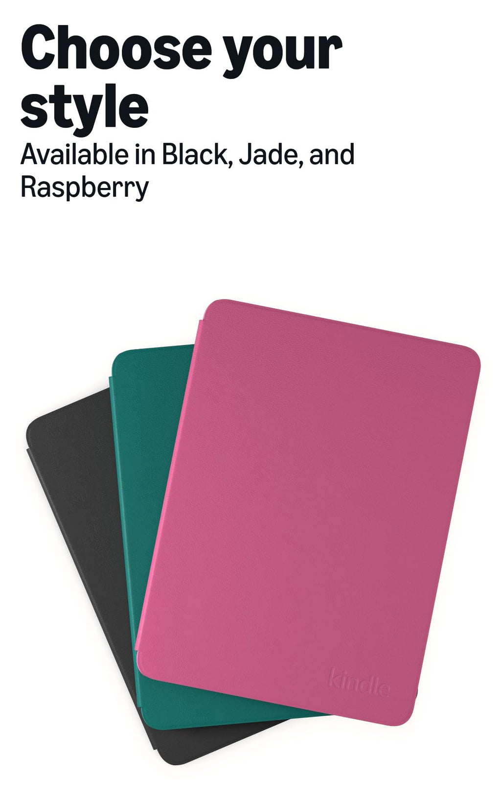 Amazon Plant-Based Leather Case- Lightweight, Protective Cover Designed with Sustainability in Mind for Kindle Paperwhite and Kindle Colorsoft