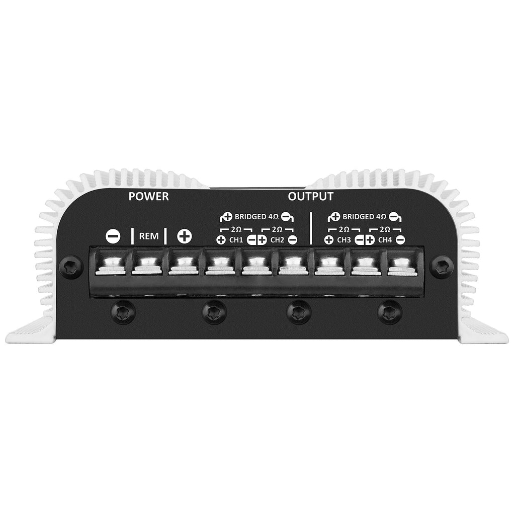 Taramps TS 400x4 400 watts RMS 4 Channels Full Range Car Audio Amplifier, 2 Bridged Channels, RCA Input Class D, Output Power, Multichannel Amplifier System, Small - TS400X4