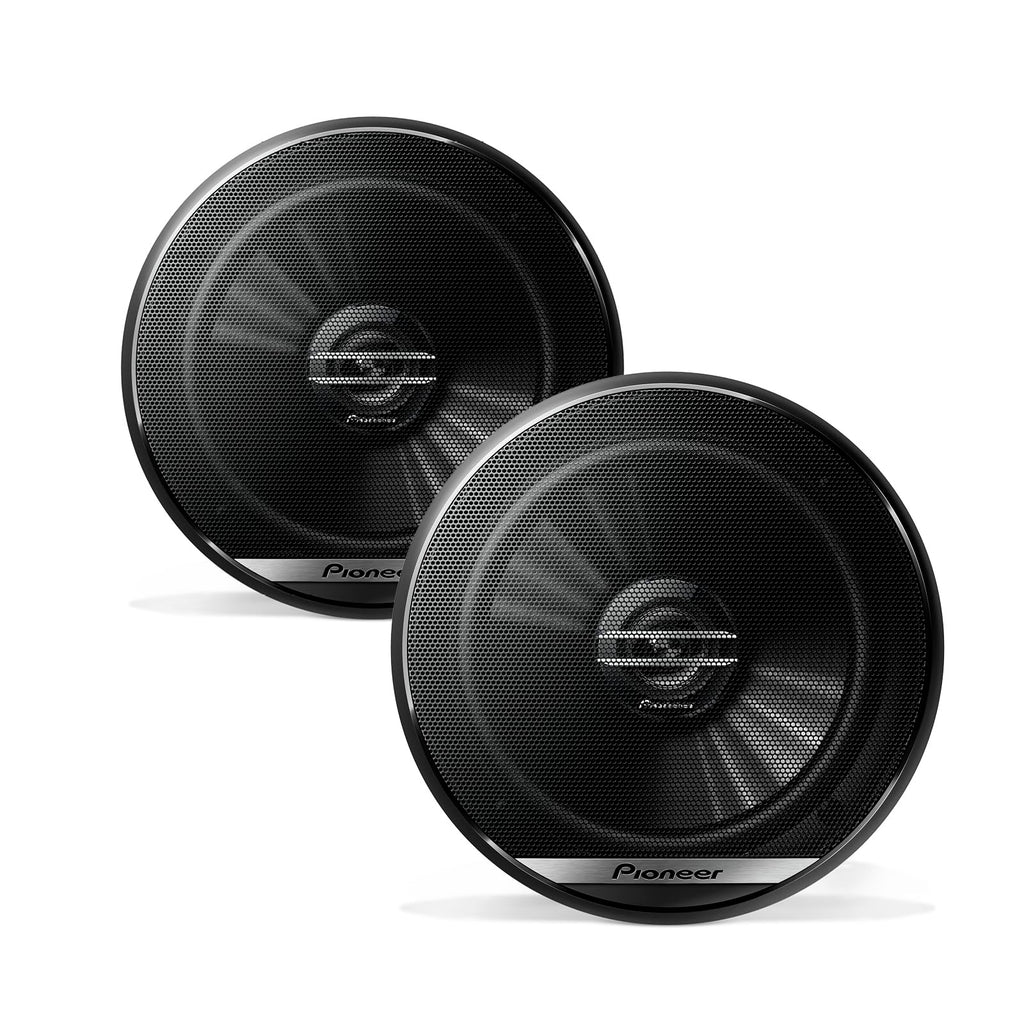 Pioneer G-Series TS-G1620F 6.5" 2-Way Coaxial Car Speakers 300W Max | Great Stock Upgrade, Balanced Sound + Smooth Treble, High-Efficiency Speaker Designed for OEM Power