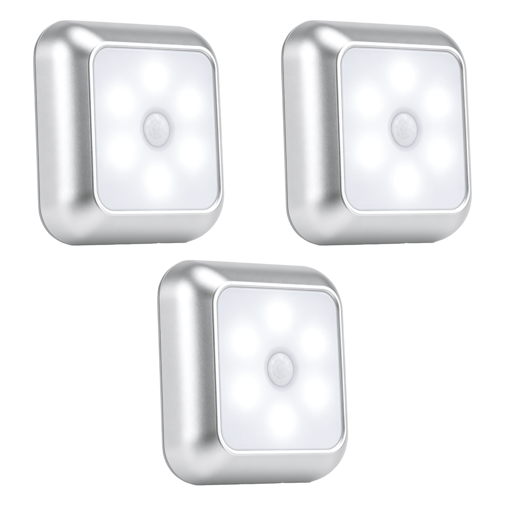 Human Body Sensor Square Night Light