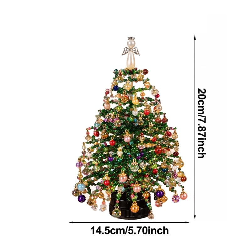 DIY Beaded Christmas Tree Ornament Craft Kit